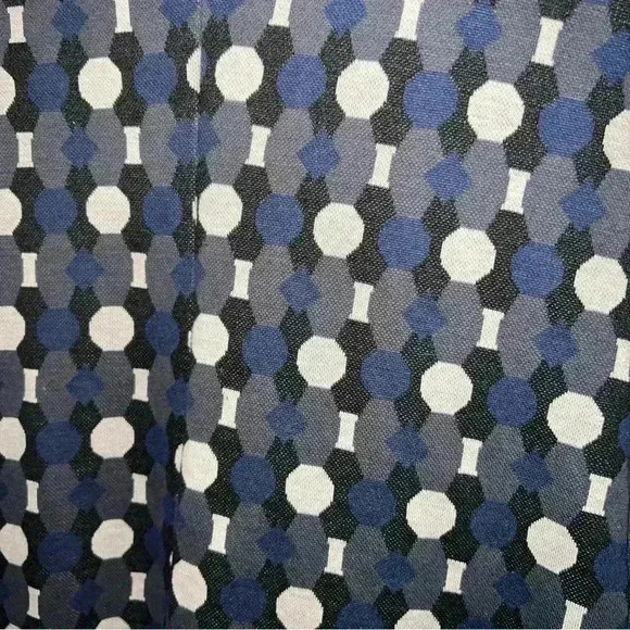 Boden Priscilla Jacquard Dress US 6 Geometric Gray Navy Taupe Black - Picture 6 of 9